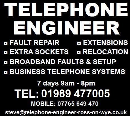 telephone engineer ross on wye